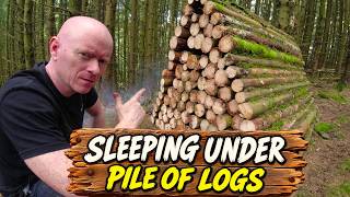 This Pile of Logs is Actually a Shelter