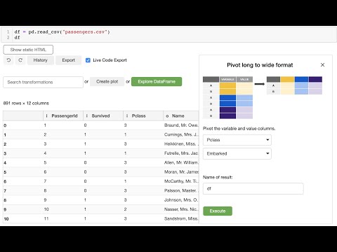 bamboolib - Data Transformation
