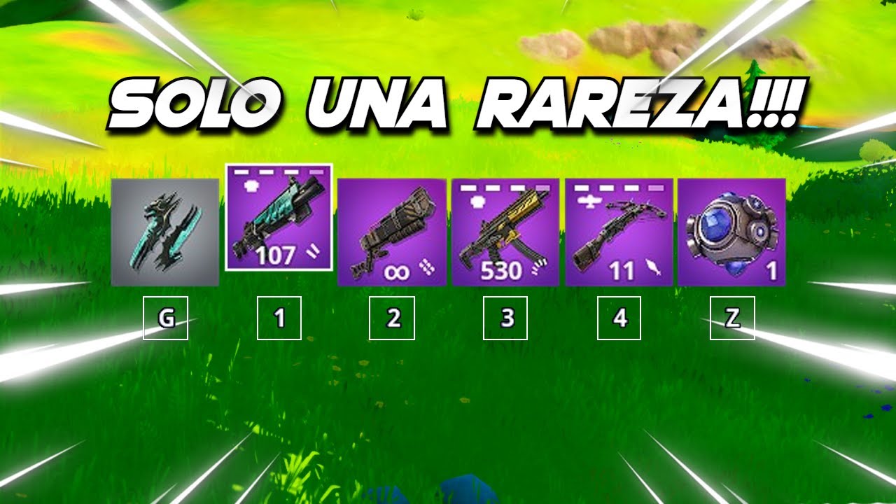 Fortnite Rarezas SE PUEDE GANAR SOLO CON UNA RAREZA EN FORTNITE? - YouTube