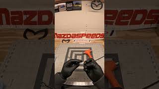 Installing the new @damondmotorsports Dipstick Handle #damondmotorsports #mazdaspeed