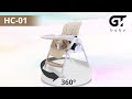 Стульчик для кормления 3в1 GT Baby HC-01, модификация стульчик для игры (обзор 360°)