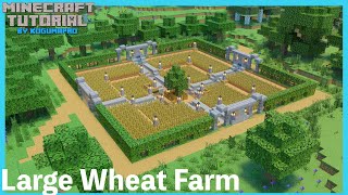 マインクラフト サバイバルでも 大きな畑の作り方 マイクラ建築講座 Minecraft Summary マイクラ動画