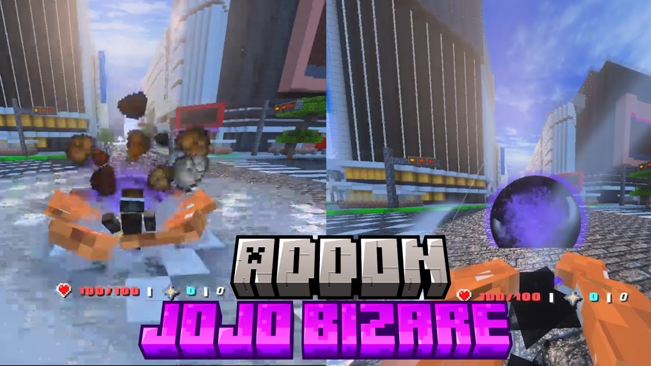 Addon Nya Keren Banget - Jojo bizare - Minecraft pe 1.21.101 - YouTube