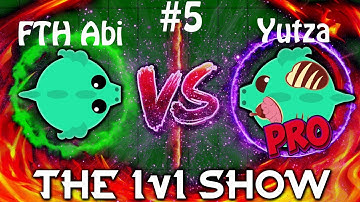 Mope.io // THE 1V1 SHOW #5 // FTH Abi VS Yutza(PRO) // INSANE FIGHTS , 3 ROUNDS + 1 BONUS FIGHT