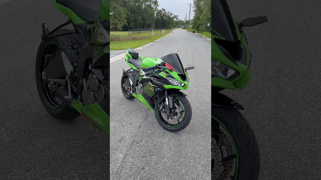 2021 Kawasaki Ninja ZX-6R W/ Exhaust! - YouTube