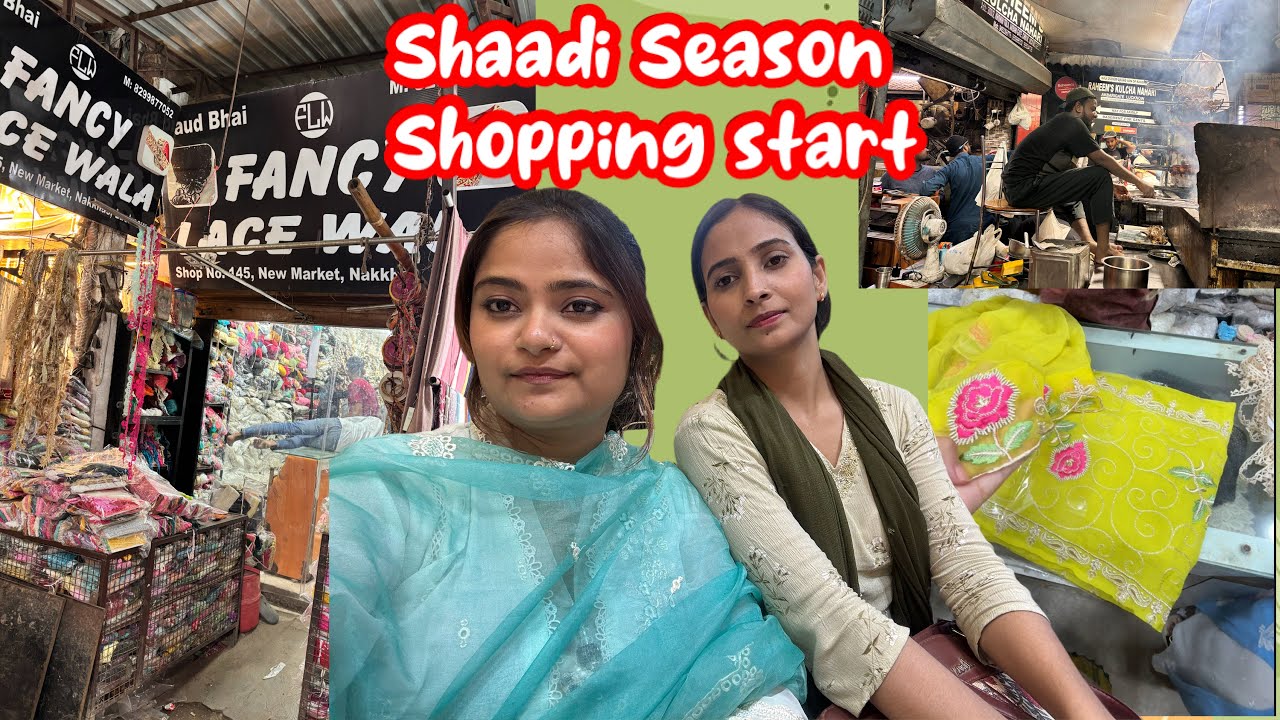 Shaadi ki taiyari shuru, Exploring Lucknow with me !! Shaadi season Let’s go Nakhass market 