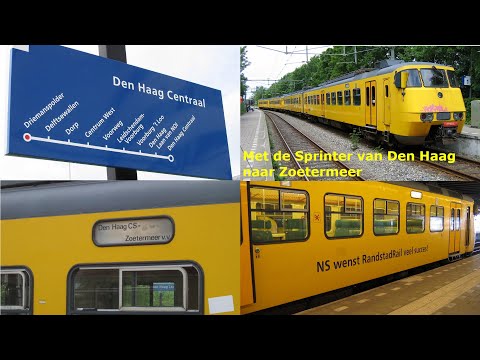 Met de NS Sprinter van Den Haag naar Zoetermeer in 2006
