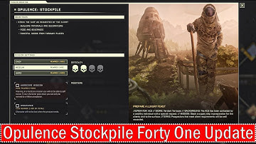 Icarus Styx: Opulence Stockpile Forty One Update