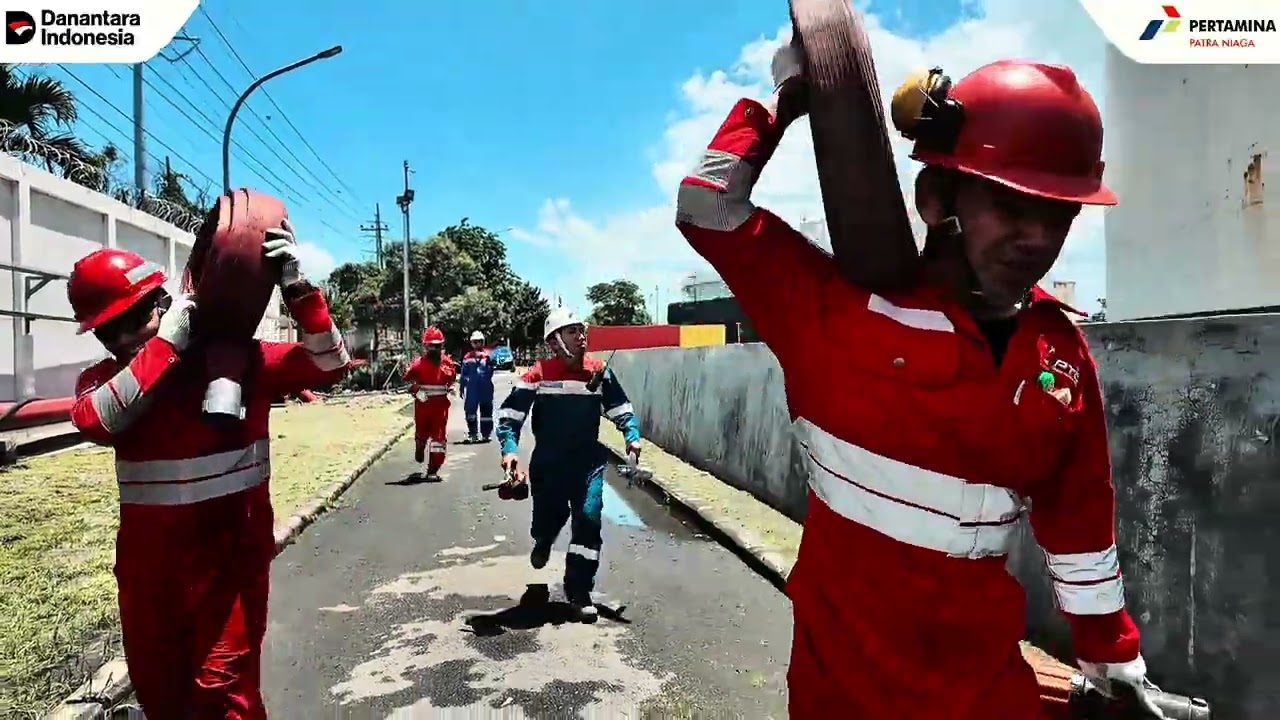 Simulasi Organisasi Keadaan Darurat (OKD) Level 0 Fuel Terminal Tg. Perak - IT Surabaya Pertamina