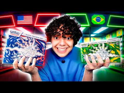 BRASIL vs USA – QUAL ETB POKÉMON É MELHOR?