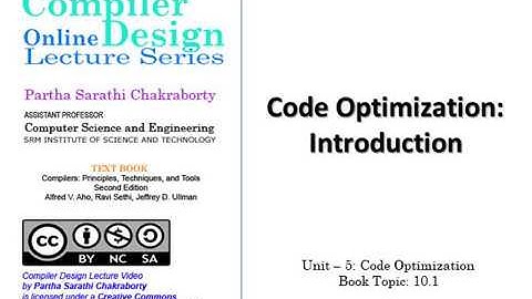 UNIT 5 - Code Optimization Introduction