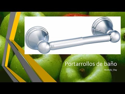 Video: Portarrollos De Metal De Pared: Características Y Beneficios Del Portarrollos Cromado