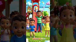 Toddlers jumping through space on a fun cosmic adventure! 🚀✨🌟 #kidsentertainment #rightside #kids