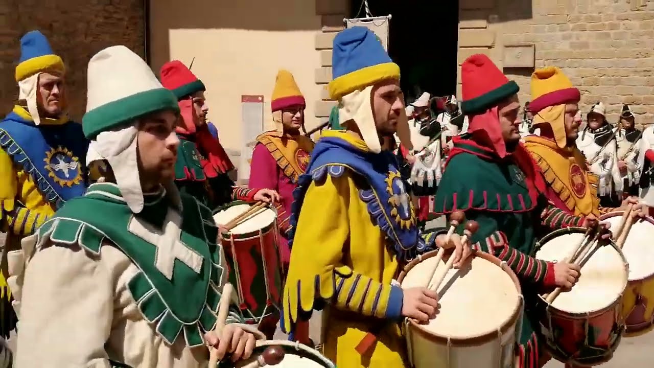 Giostra del Saracino - Arezzo 2022 - Uscita dell'Araldo e lettura del Bando