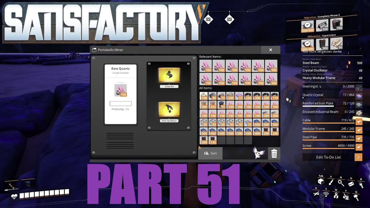 Lets Play Satisfactory #051 so gut wie alles für MAM per rat und fast ...