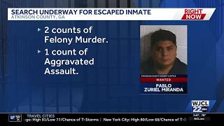 Search underway for escaped murder suspect in Georgia