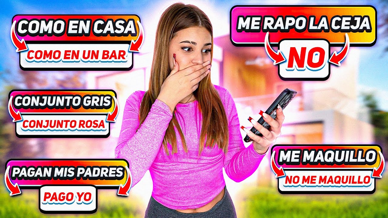 MIS SEGUIDORES DE INSTAGRAM DECIDEN MI DÍA - ME RAPO LA CEJA / El mundo de Indy