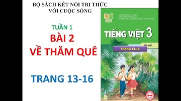 TIẾNG VIỆT 3: BÀI 2  VỀ THĂM QUÊ ( BỘ SÁCH KẾT NỐI TRI THỨC VỚI CUỘC SỐNG)