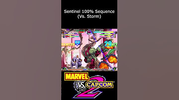 MvC2: Sentinel Guard Break into 100% Meterless Sequence (Vs. Storm)