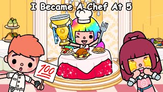 I Became A Chef At 5 👩‍🍳 😎 Sad Story | Toca Life World | Toca Boca