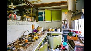Nasty Abandoned House with NO SPACE but ghost sounds!