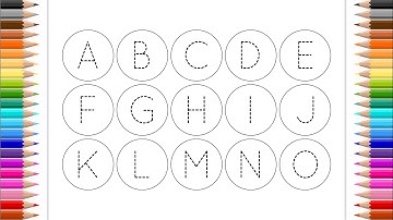 Learn Alphabet a to z  - Coloring  and Drawing for kids - Let