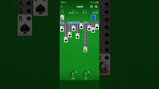 Spider 🕸️ solitaire #games #gaming #gameplay #puzzle #teen #solitaire 