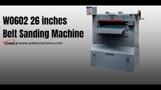 W0602 26‘’ Variable speed Dual Drum Sander
