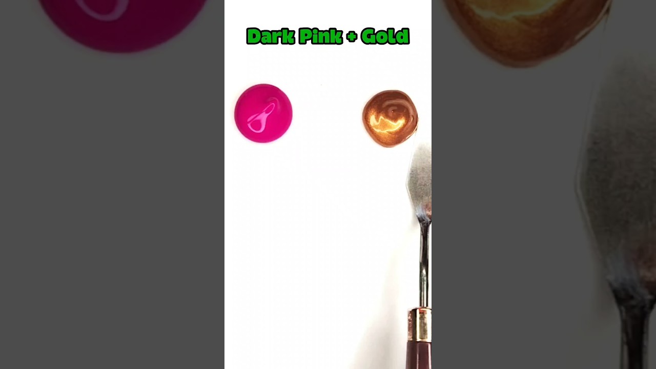 making new a color 😍🎨 Amazing color mixing 🧡 