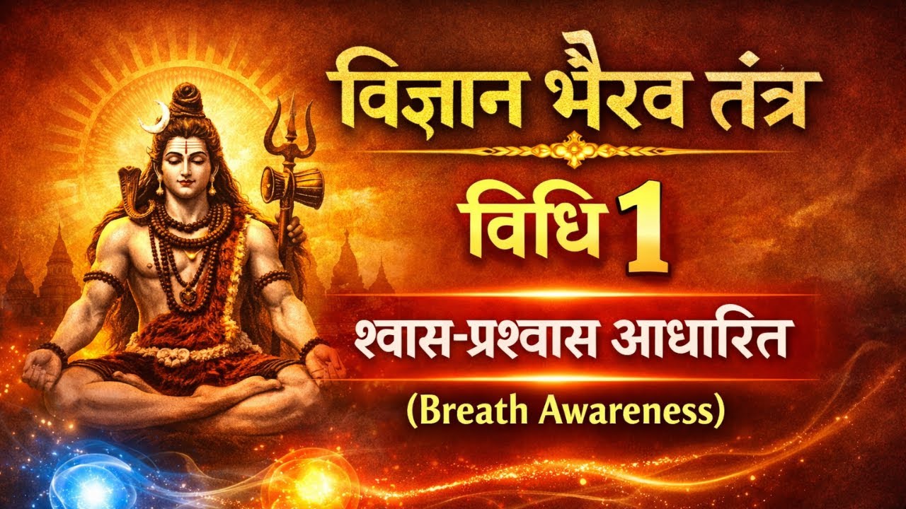 विज्ञान भैरव तंत्र – विधि 1 | Vigyan Bhairav Tantra – Method 1 | Meditation | Breath Witnessing