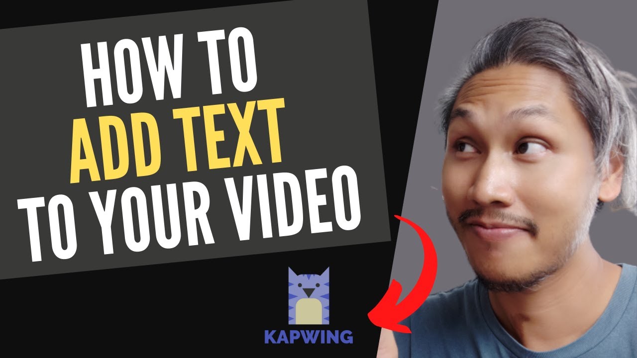 How to add text to your video   Kapwing video editor for iPhone, Android  and Desktop