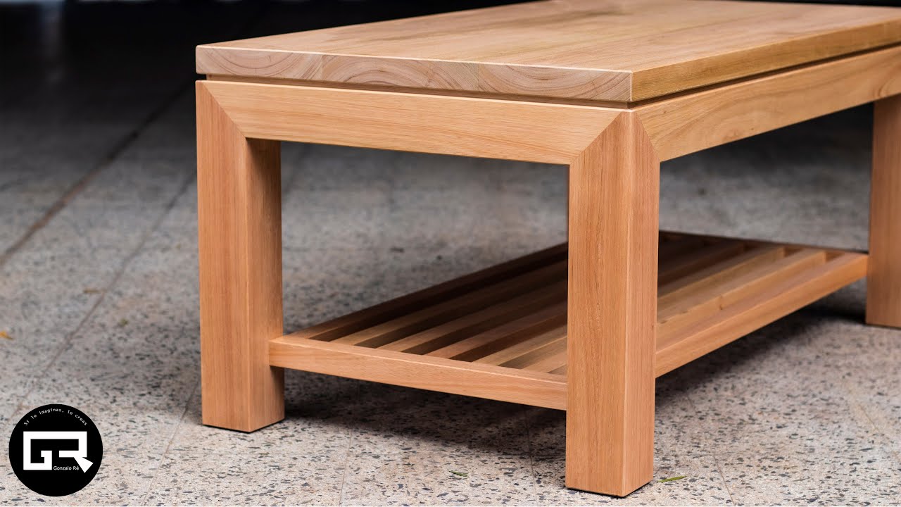 ⁣CARPINTERIA JAPONESA MESA de CENTRO MINIMALISTA [Diseño de AUTOR] | COFFEE TABLE WOOD