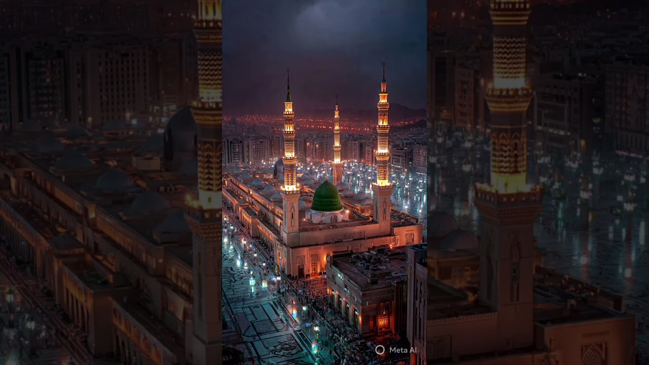 AI App سے نعت شریف جو دل کو سکون دینے والی آواز میں۔  