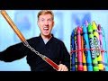 NINJA GADGETS vs BACK TO SCHOOL Supplies Challenge!