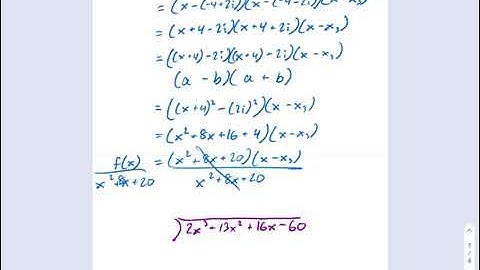SM3.01.75 — Complex and Rational Roots by Conjugate Root Theorem