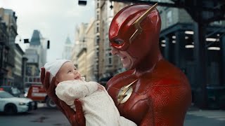 The Flash (2023) - Flash Saves the Babies Funny Scene | The Flash Action Scene | Movieclips