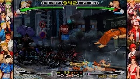 Cammy/EX M.Bison vs Ryo/Zangief: Capcom vs SNK Pro