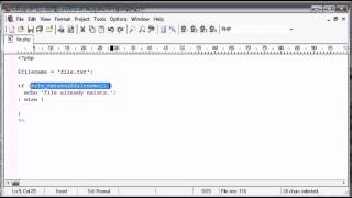 84   File Handling Checking if a File Exists