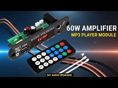 60W Amplifier with USB MP3 Decoder Board