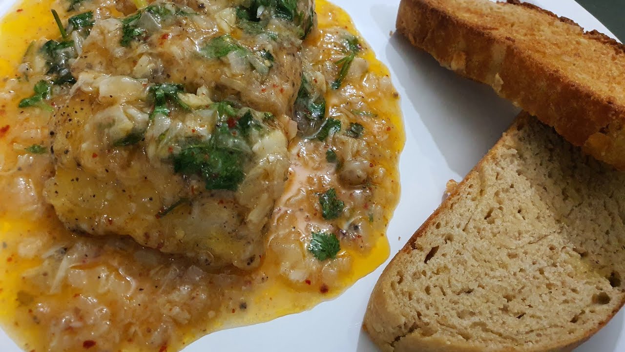 FISH IN GARLIC SAUCE QUICK RECIPE HOOREIN COOKS YouTube