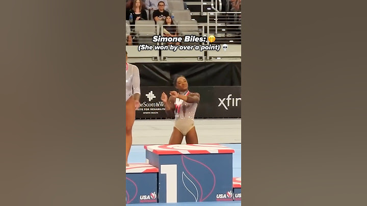 Even her worst days are still dominant😳 #gymnastics #fall #simonebiles #win #vault #sports