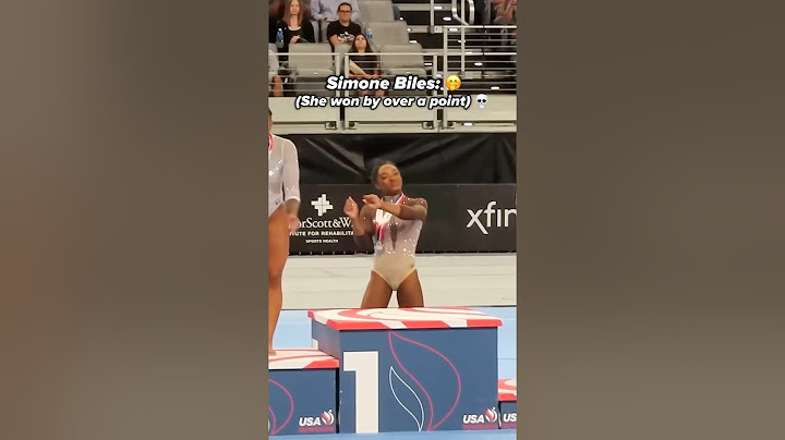 Even her worst days are still dominant😳 #gymnastics #fall #simonebiles #win #vault #sports