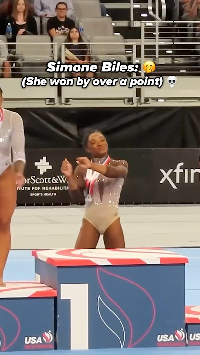 Even her worst days are still dominant😳 #gymnastics #fall #simonebiles #win #vault #sports