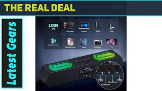 Deeyaple 40W Wireless Soundbar Best Desktop Bluetooth Speakers with USB & Clear Audio`