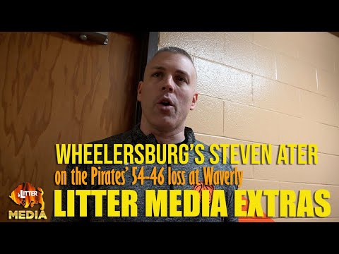 Litter Media Extras: Wheelersburg's Steven Ater after the Pirates fell to Waverly 54-46