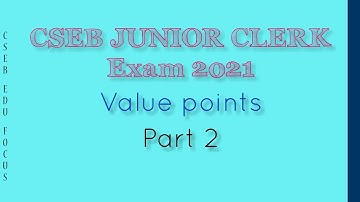 Important Points | CSEB Junior Clerk | KSCARD ASSISTANT 2021