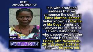 Edna Martina Ishmael short