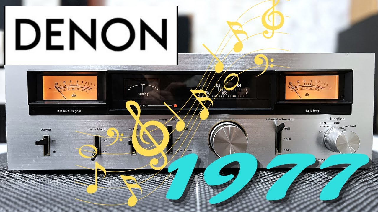 DENON TU-501】ドラム式ロングスケールダイヤルを搭載したFM/AM DENON TU-501】ドラム式ロングスケールダイヤルを搭載したFM/AM