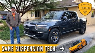 The Rivian R1T Shares Suspension Tech with the McLaren 720S | Flex Test and Engineering Deep Dive