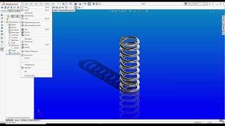 Real Compression Spring Solidworks 2018